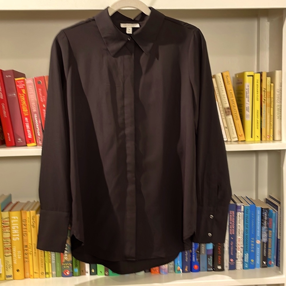Sheer Black Dress Shirt
